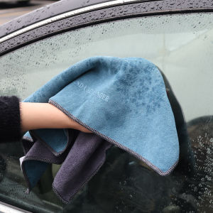 COD Thickened Soft Super Absorbent Water Wiping Cloths Double-sided Microfiber Car Washing Towel