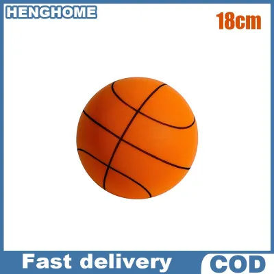 HENGHOME Hot Sale 7 8.3 9.4IN บาสเก็ตบอลเสียงเงียบในร่มบาสเก็ตบอลโฟมลูกบอลนุ่มเสียงกระเด้งเบาสำหรับเล่นบาสเก็ตบอลของเล่นเด็ก