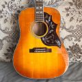 Gibson Acoustic Guitar Hummingbird Honey Burst Solid Spruce Top Side ...