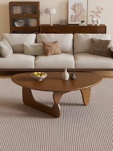 💗Ready Stock💗Triangle Coffee Table/Solid Wood Triangle Tea Table/New Wood Coffee Table/Special Shaped Vintage Tea Table