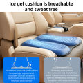 Summer Car Seat Cushion Cooling Gel Premium Breathable Car Seat Cooler Cunshion Universal With 6D Honeycomb Net Structure. 