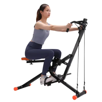 BG Sport Power Squat Exercise Rowing Machine Upper Body & AB Exercise Riding Machine Model KM2010A