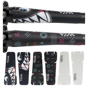NALANILI Lớp phủ 3D Phim tay lái xe đạp Chống mài mòn Nhiều màu sắc Tem nhãn tay lái xe đạp Chất lượng cao Chống trầy xước Tem dán bảo vệ xe đạp Bảo dưỡng xe đạp