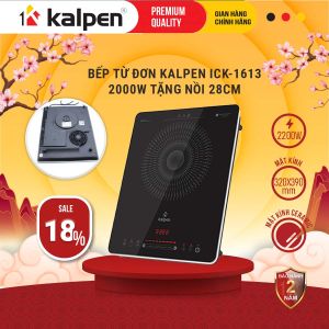 Bếp từ đơn Kalpen ICK-1613 2000W tặng nồi 28cm hàng chính hãng