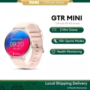 For Xiaomi GTR Mini Smart Watch 100+ Sports Modes Voice Assistant Message Reminder Custom Dial Game Call Smartwatch