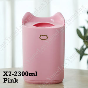 YumeLux Large Air Humidifier 2300ml Dual Mist Spray Aroma Diffuser With Essential Oil Night Lamp