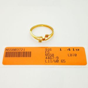Yon Hing Cincin Batu Bajet Emas 916
