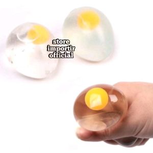 Mainan Anak Squisy Splat Egg Anti Stres TELUR /Mainan Bola Remas Penghilang Stress  /Mainan Telur Bantingan Kembali Wujud Semula