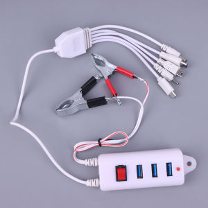 LEI 3USB Clip With Switch Charger Mobile Phone Charger USB Interface Universal Battery Mobile Phone Charger