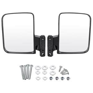 Golf Cart Mirrors - Universal Folding Side View Mirror For Golf Carts Club Car Ezgo