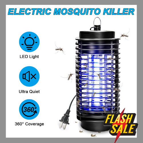 thumbnail image 2 of USB Electric Mosquito Killer Lamp – LED Insect Zapper – Fly Trap Indoor/Outdoor – Black 2 of 5