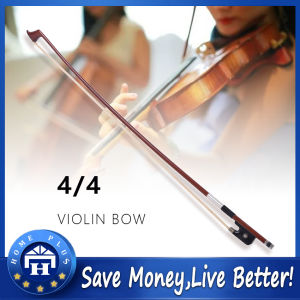【Local delivery】 Gold Alloy Fitted PERNAMBUCO Violin Bow with Snakewood Frog 4/4 Good Balanced & Quick Response Violin-Bow