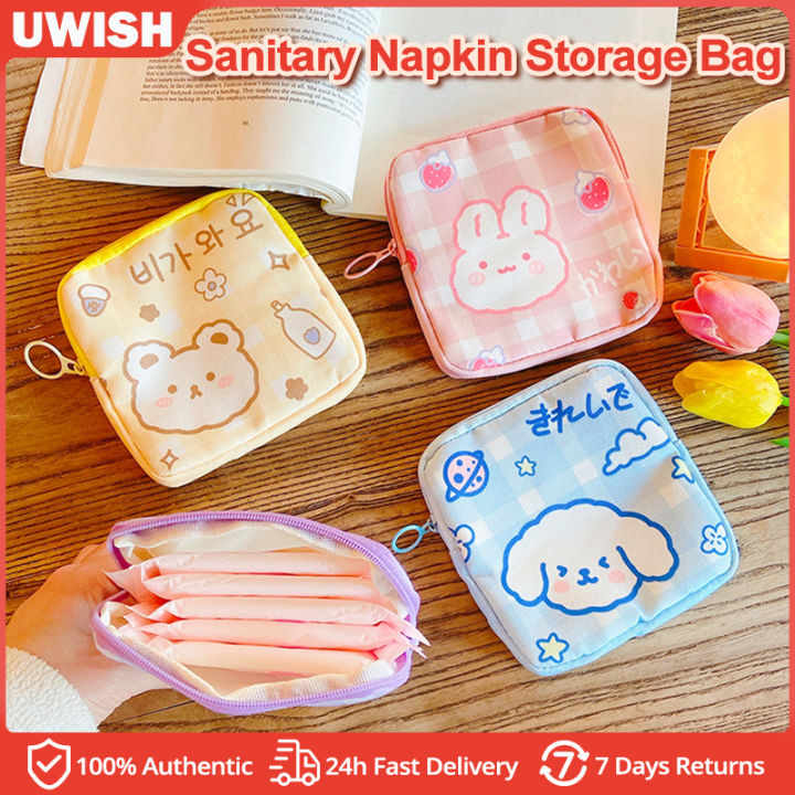 Sanitary Napkin Storage Bag，Portable Pad Bag Girl Pad Organizer