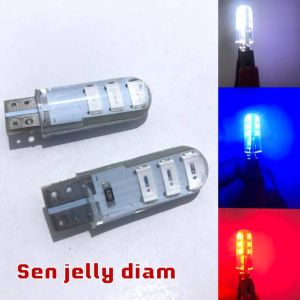 Lampu Sein Sen Jelly Kedip Flash / Diam T10 6Led 6Mata 1set / 2pcs Universal Nmax Pcx Aerox Scoopy VArio Beat Vixion Satria Lexi DLL