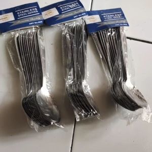 sendok/garpu makan 808 tebal stainless steel harga per 1 ls