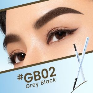 FOCALLURE Multi-Use Eyebrow Pensil Alis 3-in-1 Pro-shaping Kuas & Pisau Cukur Bawaan Multi-guna