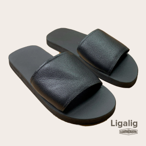 Leatherista Lokal Ligalig (Leather Slides for Men)
