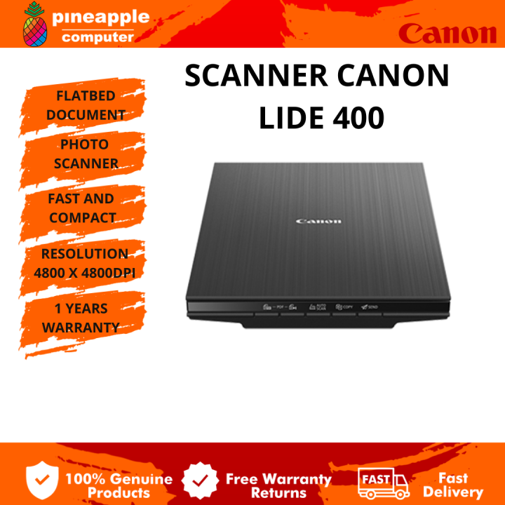 Canon Scanner Flatbed LiDE 400 Lazada