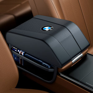 Leather Car Armrest Box Height Pad Armrests Cushion For BMW G20 F30 E60 E46 E90 F10 G30 E36 E30 X1 F48 X3 G01 X5 G05 IX3 IX I4 1 3 5 Series