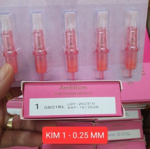 Ambition 1 Hộp Có 20 Kim Xăm Chân Mày/Môi Chất Lượng Cao Hàng Y hình shop đăng