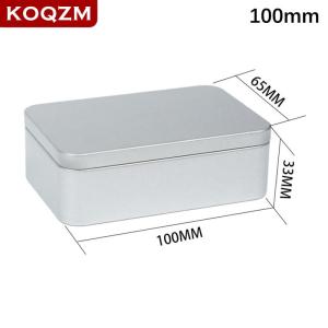 [COD] KOQZM KITCHEN Mini Tinplate Soap Box Hairpin Metal Rectangular Iron Box Small Square Storage Jewelry Nail Beauty Candy Coin Cases