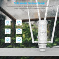WAVLINK AC1200 High Power Outdoor Weatherproof WiFi Range Extender/Wireless Access Point/mesh agent with Passive POE, Dual Band 2.4GHz 300Mbps+5.8 GHz 867Mbps, 4x7dBi Detachable Omni Directional Antennas, Easy Mesh Technology Supported, No WiFi Dead Zones. 