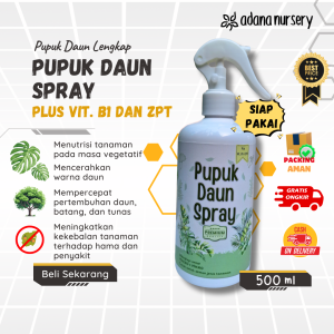 Pupuk Cair Daun Spray Siap Pakai Nutrisi Lengkap untuk Tanaman Hias dan Sayur 500ml