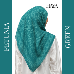 HAYĀ IVY PETUNIA VERONA BAWAL COTTON VOILE CORAK PRINTED MURAH PREMIUM SENANG BENTUK KEMAS LEMBUT