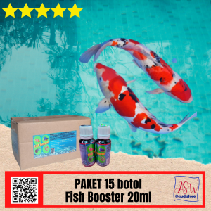 Paket usaha Fish Booster 15 botol (menambah kekebalan tubuh)