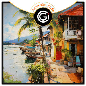Tranh treo tường tranh dán tường phong cảnh. CGI-163