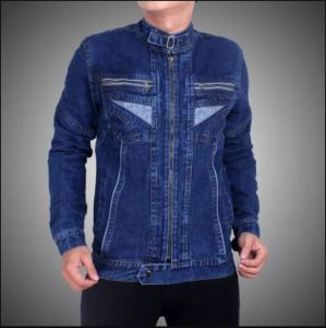 AWAS Jaket Denim Pria Zipper Full Modis – Jaket Jeans Tebal Casual Kekinian Nyaman dan Stylish