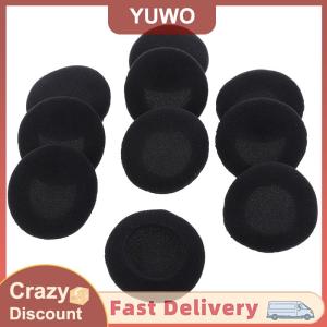 YUWO 10pcs 5cm Replacement Ear Pad Earpads Sponge Soft Foam Cushion For PC131 PX100