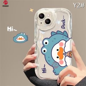 (Lokal Ready) PENGER Casing hp OPPO A17 A17k A16 A16s A54s A16k A16e A12 A5s A7 A11K A1K A57 A77S A53 2020 A3s A12e A33 A31 A52 A92 A54 Reno 8T 4G Reno 5F 3Soft Clear 3D Wavy Curved Edge Lucu Kartun Bebek Case