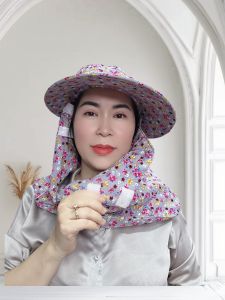 Nón chống nắng cao cấp nón có lưới thông hơi rộng vành - Shop Kim Yến 5
