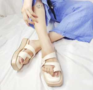 Sandal Platform Wedges Wanita Thostee Kimmy threepoint