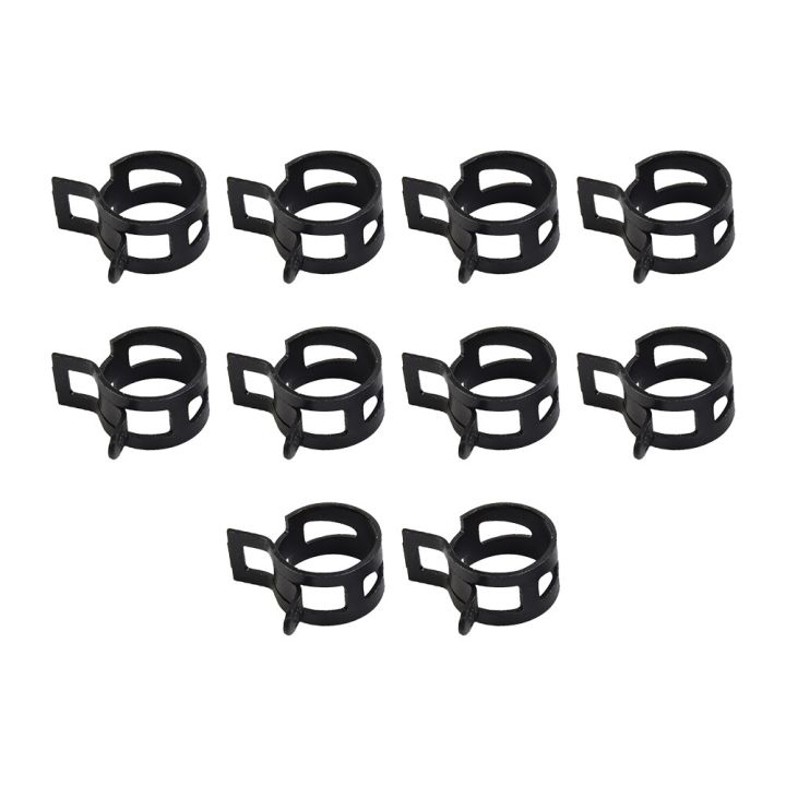 10pcs Hose Clamps Fuel Hose Line Water Pipe Clamp Hoops Air Tube ...