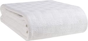 thermal blanket queen size 100% cotton 70 x 90 inches weight 1.30 grams
