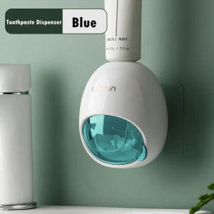 Automatic Toothpaste Dispenser Squeezers Toothpaste Tooth Dust-proof Toothbrush Holder Wall Mount Stand Bathroom Accessories
