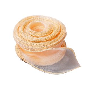 WININ Chiều dài 10 thước Ruy băng Organza Thiết kế có dây Chiều rộng 4cm Ruy băng viền gợn sóng Vật tư đóng gói Kết cấu satin Ruy băng lụa chiffon Bó hoa