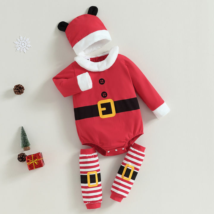 lily'sshop New Christmas Baby Elf Costume Holiday Character Santa
