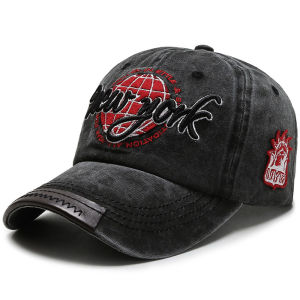 Baseball cap : NEW YORK GLOBE - Topi Baseball Topi Pria Topi Wanita Topi Olahraga