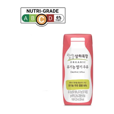 Sangha Farm - Organic Milk Strawberry Individual Pack (Toppingskids)