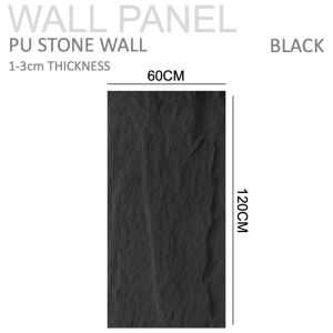 ⭐SG GREATHELP⭐ PU Stone Feature Wall Sleek Rustic Wall Venner Wall Panel Indoor Outdoor Interior Design Wall