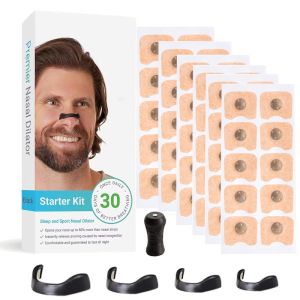 Sport Nasal Dilator 30pcs Sleep Nasal Breathing Dilators Magnetic Nasal Strips Nose Breathe Strips Reduce Snoring hot set
