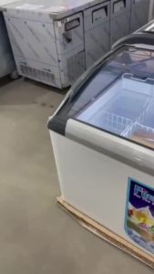 Brand new products FRESHER curved glass freezer model FCG-440 size 15.2 Q (5-year warranty)