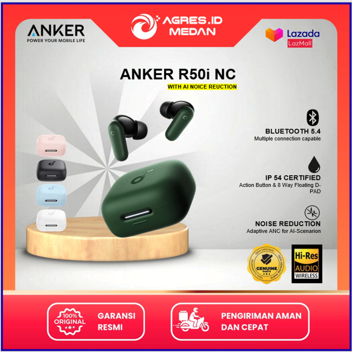 Sone Core R 50 I ANKER SOUNDCORE R50I NC TWS ANC BLUETOOTH 5.4 LOW LATENCY GAMING ...