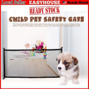 LOCAL SELLER Home Railing Isolation Puppy Gate Dog Gate Safe Guard Pet Dog Safety Enclosure Dog Fences Cage Jaring Pintu Kucing Tutup Pagar Dalaman Murah Besar Tinggi