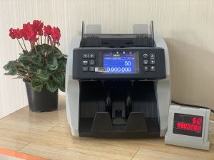 Máy đếm tiền thần thánh nhật bản tổng tiền nhiều mệnh giá