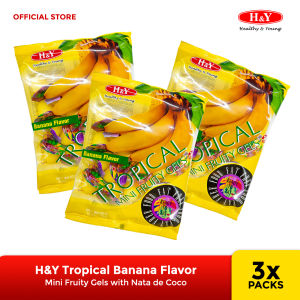 H&Y Healthy & Young Tropical Mini Fruity Gel Jelly Banana Flavor 300g