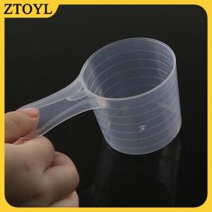 ZTOYL 5 cái 70ml nhựa đo cup với quy mô trong suốt trộn cup đo Jar container beaker nhà bếp nướng công cụ bánh DIY